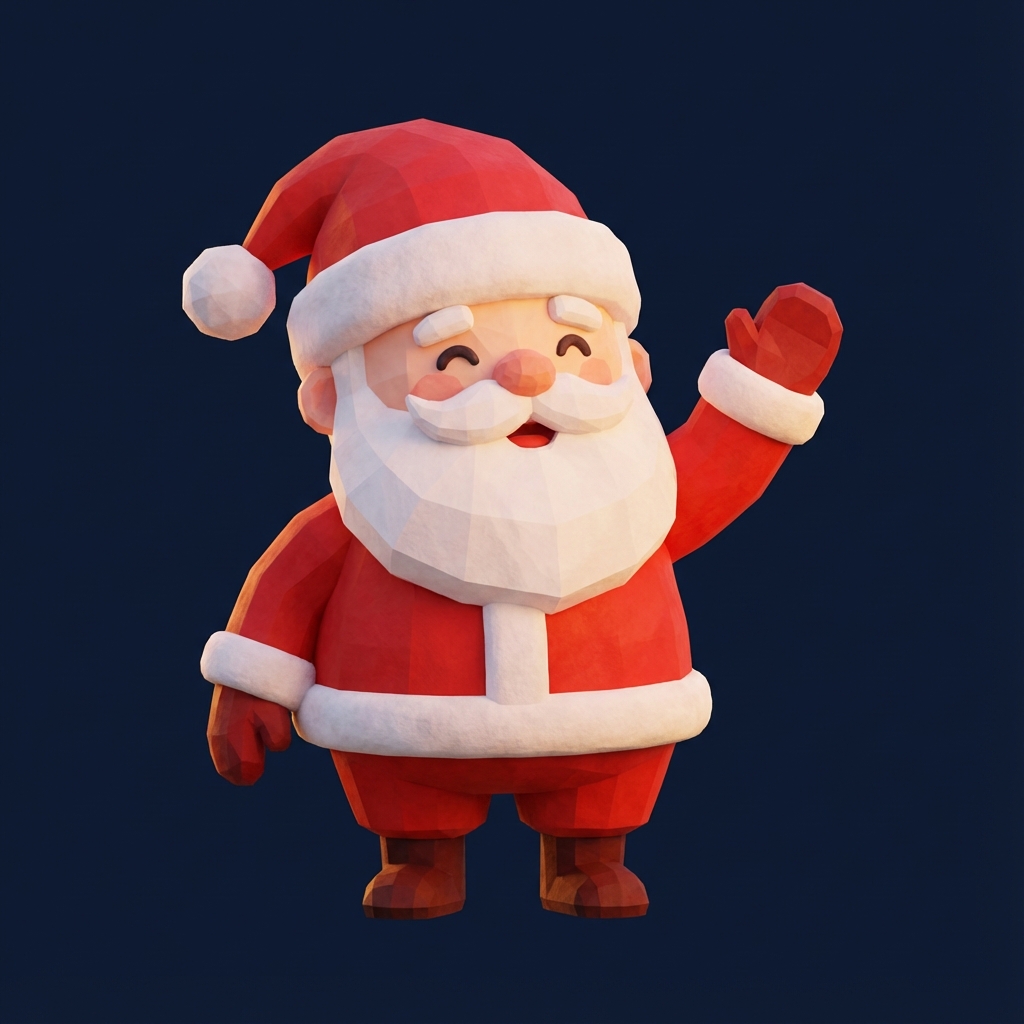 3D Santa